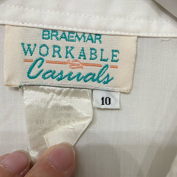 Vtg Women’s Sz 10 Western Style Long Sleeve Button Up Shirt Embroidered Front - Picture 2 of 11